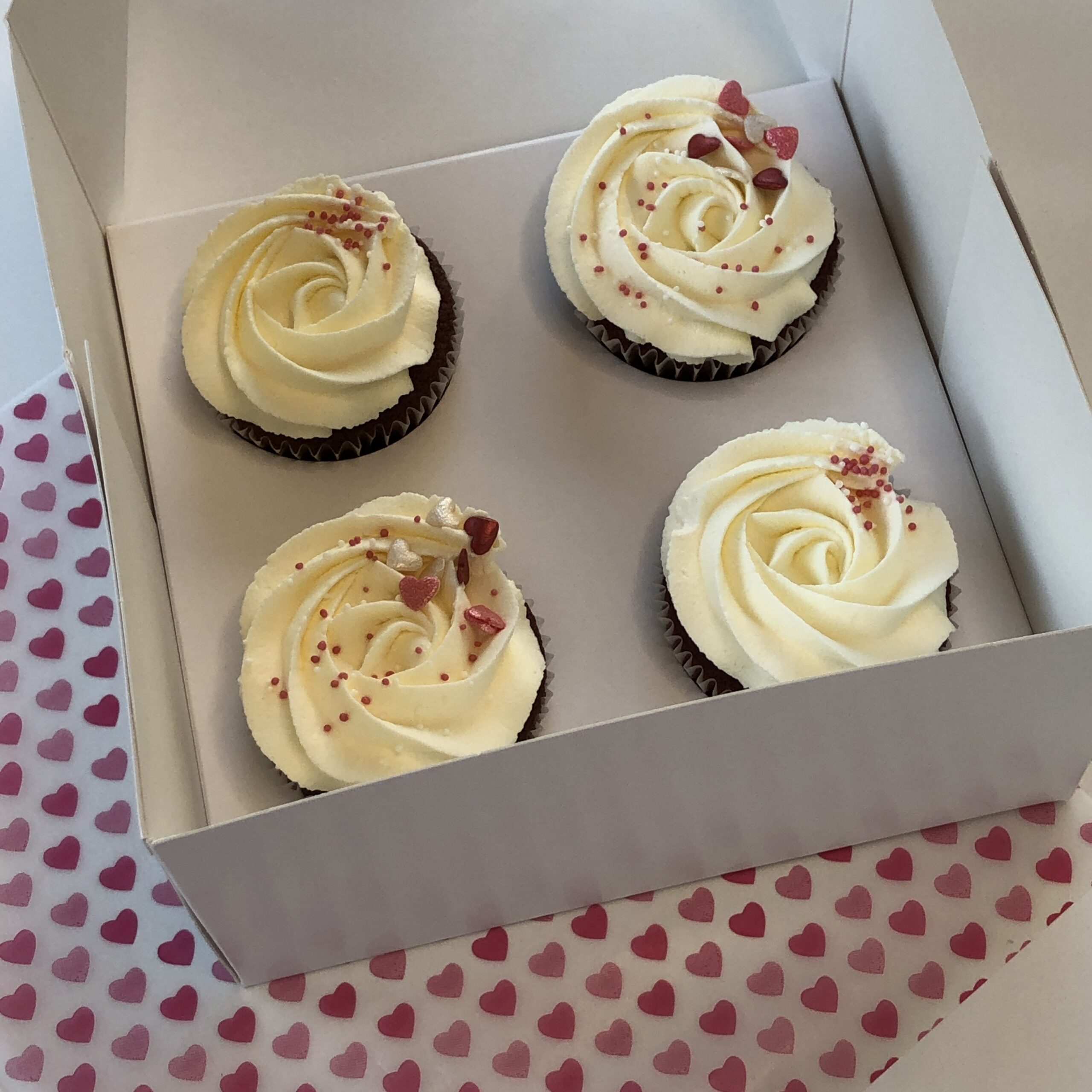 Red Velvet Cupcakes Valentijnsdag